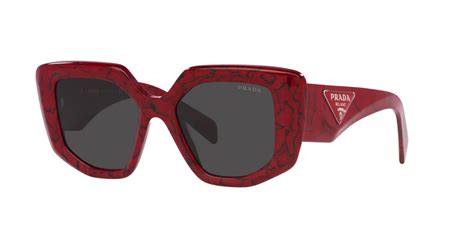 Prada SPR14Z Rectangle Sunglasses 